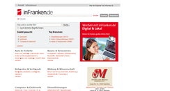Desktop Screenshot of branchen.infranken.de