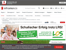 Tablet Screenshot of infranken.de